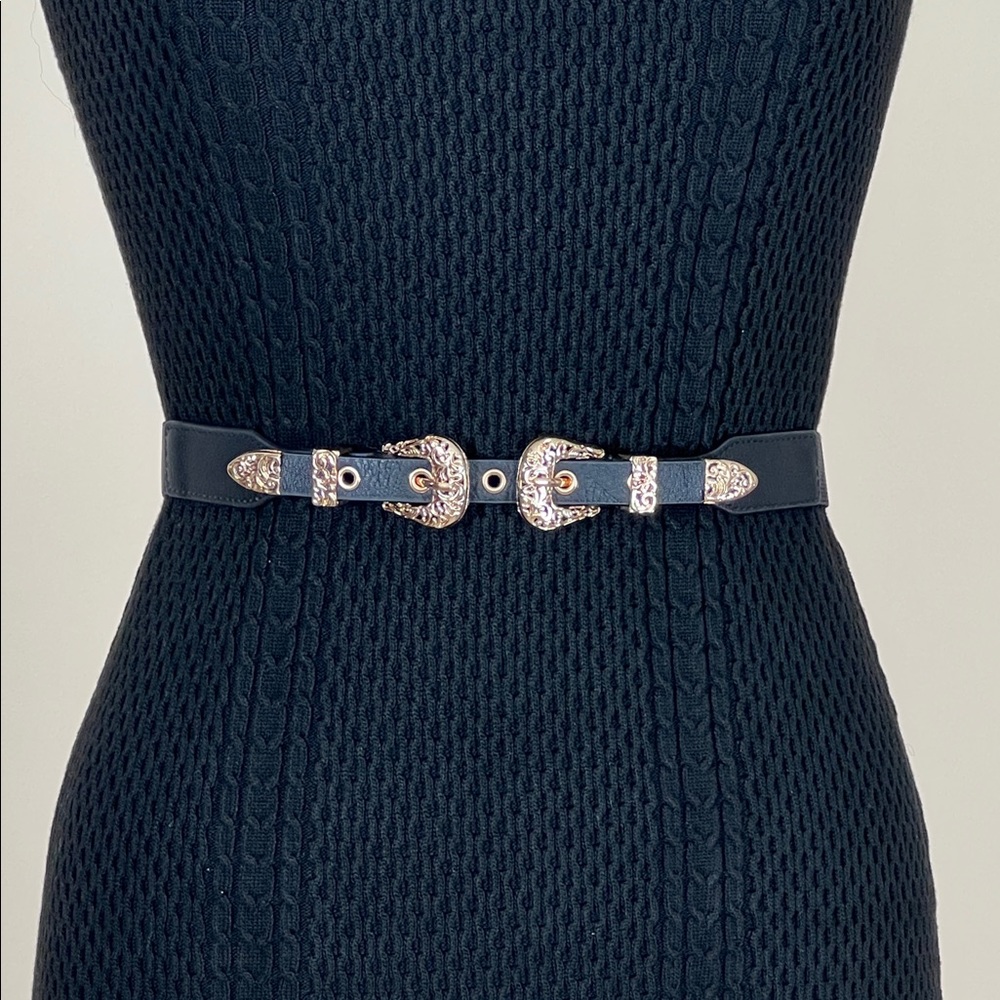 Gold Buckle Waist Belt